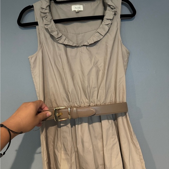 The Limited Tan Ruffle Mini Dress - Picture 3 of 9